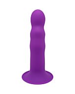 Hitsens 3 - dildo silicona doble densidad morado