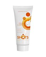 Shotslube lubricante base agua sabor a naranja 100ml