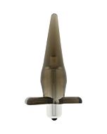 Power plug anal vibrador negro