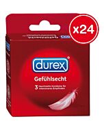 Durex sensitivos 3 uds (24 cajas)