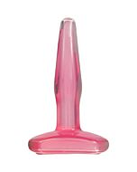 Crystal jellies plug anal pequeo rosa