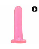 Basix pene de gelatina smoothy 13 cm rosa