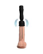 16x cabeza para el pene con sonda uretral - negro