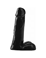 Basix rubber works pene 19 cm negro