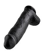 King cock 12' pene realistico negro 3048 cm