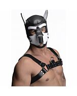 Capucha neopreno spike puppy - negro  y blanco