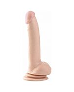 Basix pene de gelatina succion natural 21 cm