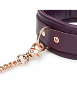 Cincuenta sombras liberadas collar y correa piel