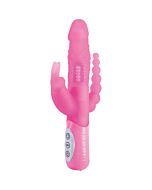 E rabbit slimine triple play- vibrador triple estimulación rosa