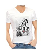 Camiseta divertida suck it up