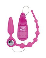 Booty call booty double dare bolas anales silicona rosa