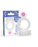 Anillo Doble Placer Transparente