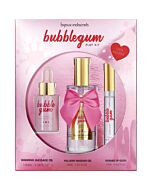 Bijoux - Indiscrets Bubblegum Play Kit con Aceite, Gel & Brillo de Labios