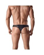 Tanga Anais Men "Ares" - Cuero y Red