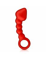 Buttplug asss cork 10 cm p-spot rojo