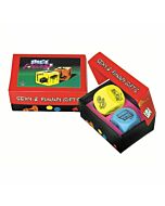 Estuche pareja de dados grandes fluor