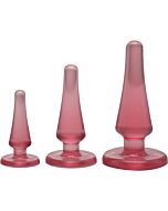 Set Anal Crystal Jellies - Rosa