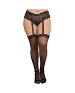 Garterhose Noir