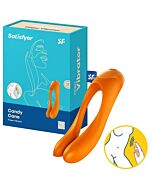 Vibrador Candy Cane Naranja