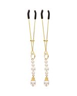 Taboom Pinzas con Perlas - Dorado