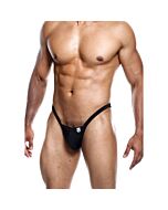 Mob y buns tanga negro - Atuendo seductor para noches especiales