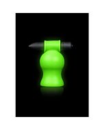 Ouch! Masturbador con Vibración Fluorescente - Glow in the Dark