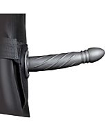 Ouch! Strap-On Hueco Trenzado Metalizado 8''/20 cm