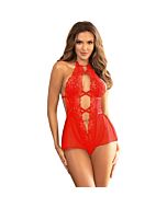 Body Divino en Encaje Rojo 4XL-5XL