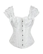 Corset Ángel Blanco - Talla S - Flecos Divinos