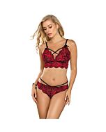 Conjunto Rojo Cruzado