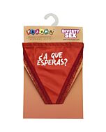 Tanga Divertida Roja
