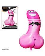 Globo Rosa 90 cm - Pene de Poliamida