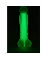 Dildo Glow Green 17,5cm