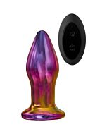 GlamPlug Vibrador Anal de Vidrio con Control Remoto
