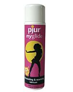 Lubricante y estimulante efecto calor My Glide Pjur