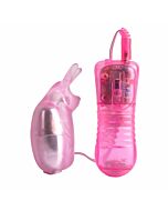 Jelly gems 14 vibrador de gelatina conejito rosa