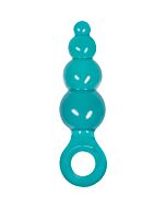 Jolie dildo con ondulaciones medium azul agua