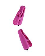 Pinzas para pezones twitterz rosa