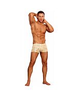 Male power boxer efecto agujereado beige
