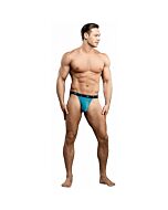 Male power bamboo micro tanga azul
