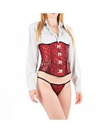 Intimax underbust crazy love rojo