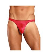 Male power tanga rojo satinado