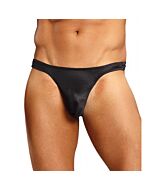 Male power tanga negro satinado