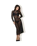 Kiss me geisha girl vestido negro
