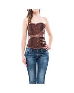 Intimax - corset abbigayle marron