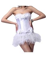 Corset poca con tut blanco