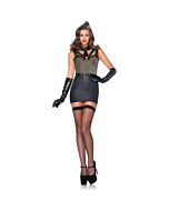 Leg avenue femenino militar sexy