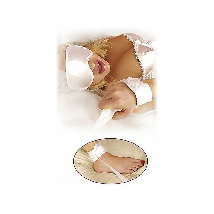 Fetish kit atadura blanco saten