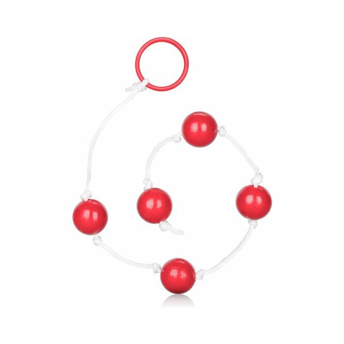 Bolas anales tamaño mediano - rojo