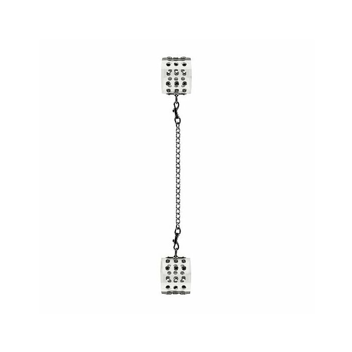 Bad romance esposas pies translucidas con remache metal